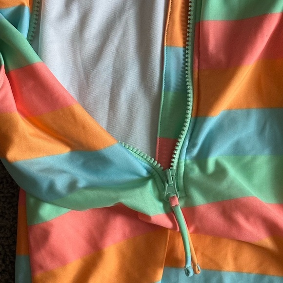 Art Class Striped Swimsuit Girls XL (14) - Picture 4 of 5